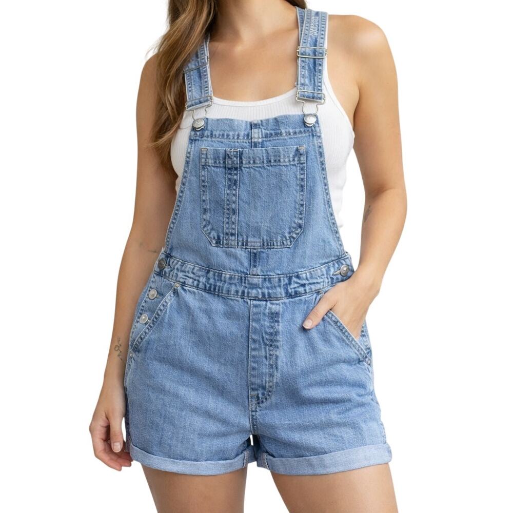 GAP Women's Small Shortalls Adjustable Strap Bib Shorts
